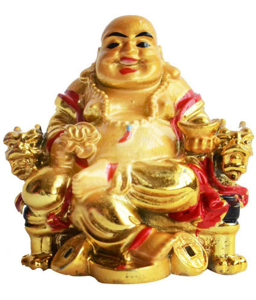     			King Collection Yellow Feng Shui Laughing Buddha Happy Man for Happiness and Wealth