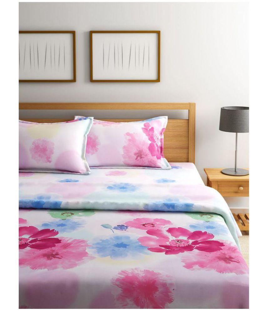 Raymond Cotton Double Bedsheet with 2 Pillow Covers Buy Raymond