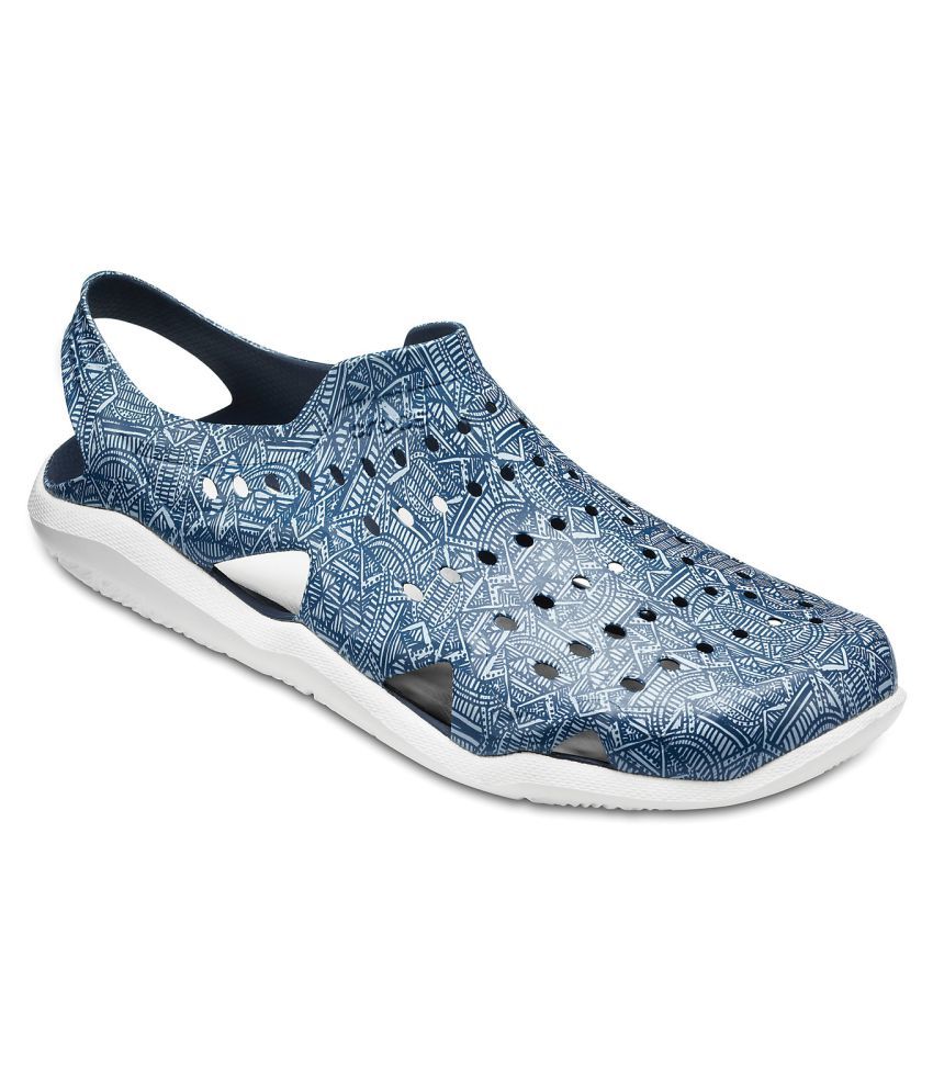 crocs swiftwater wave navy blue