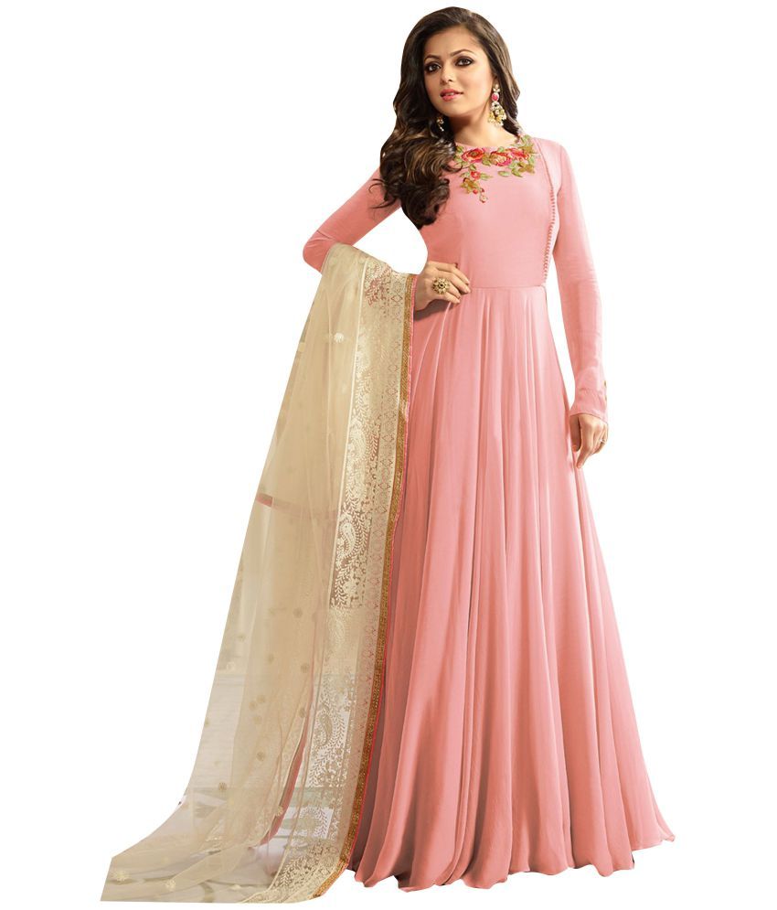 anarkali stitched dress