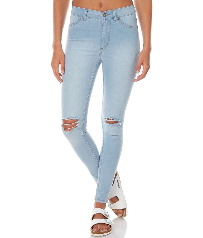 faint blue jeans