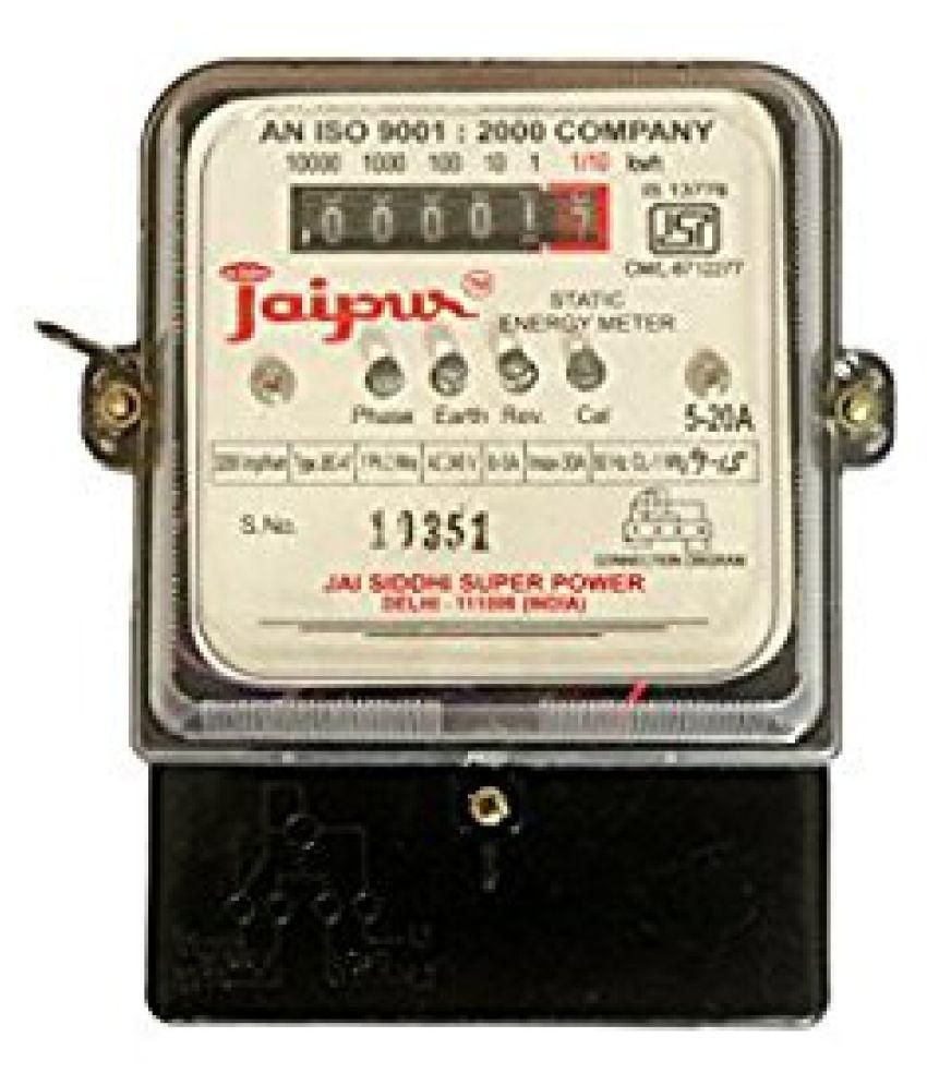 Buy JAIPUR KWH ENERGY METER Online at Low Price in India Snapdeal