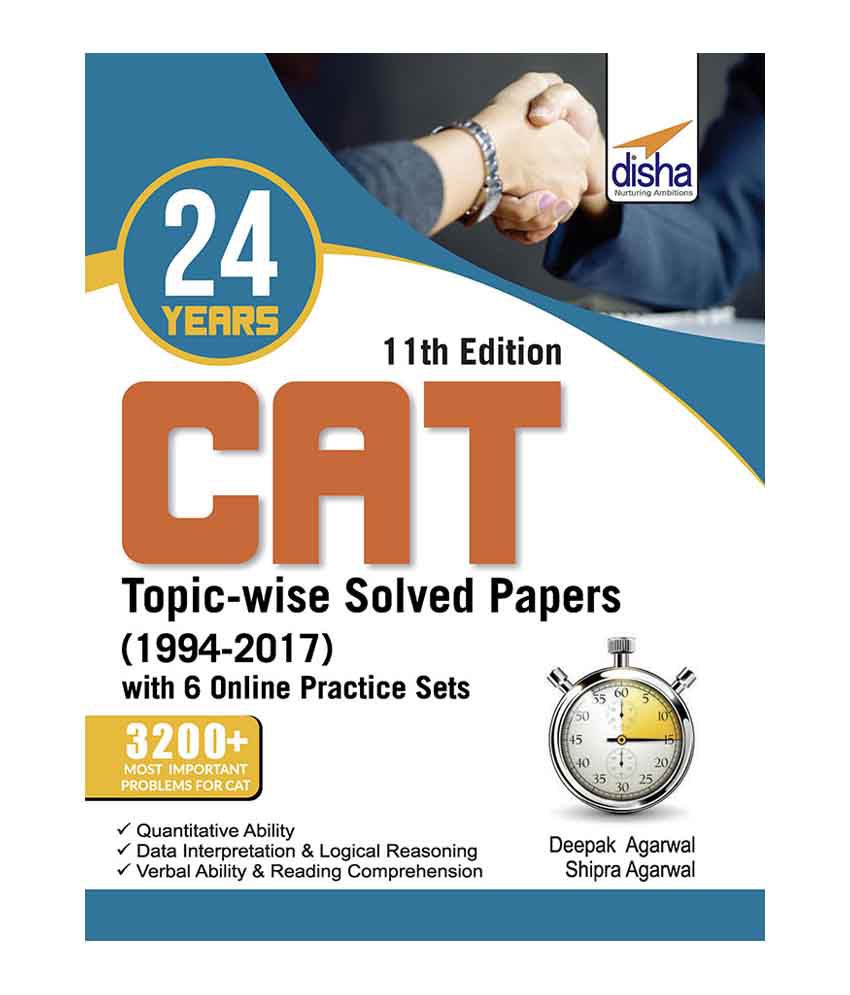 24 Years Cat Topic Wise Solved Papers 17 1994 With 6 Online Practice Sets 11th Edition Buy 24 Years Cat Topic Wise Solved Papers 17 1994 With 6 Online Practice Sets 11th Edition Online At Low