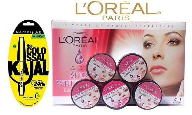 loreal skin whitening facial kit