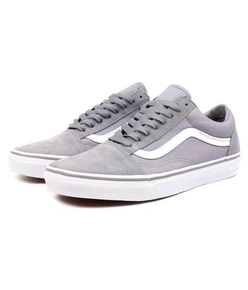 grey vans platform