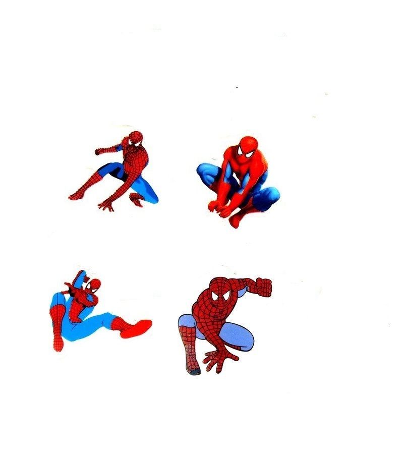 Spiderman erasers for school going kids/children/birthday return gift pack of 4 erasers Buy