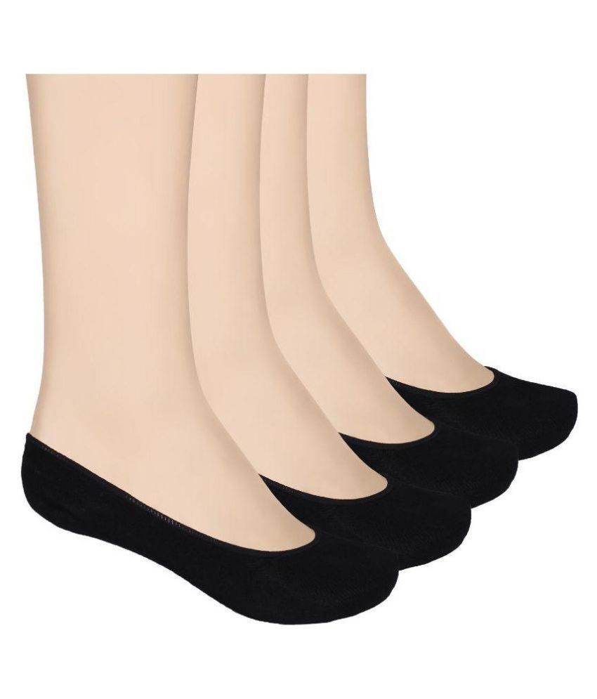     			Tahiro Black Cotton Socks - Pack of 4