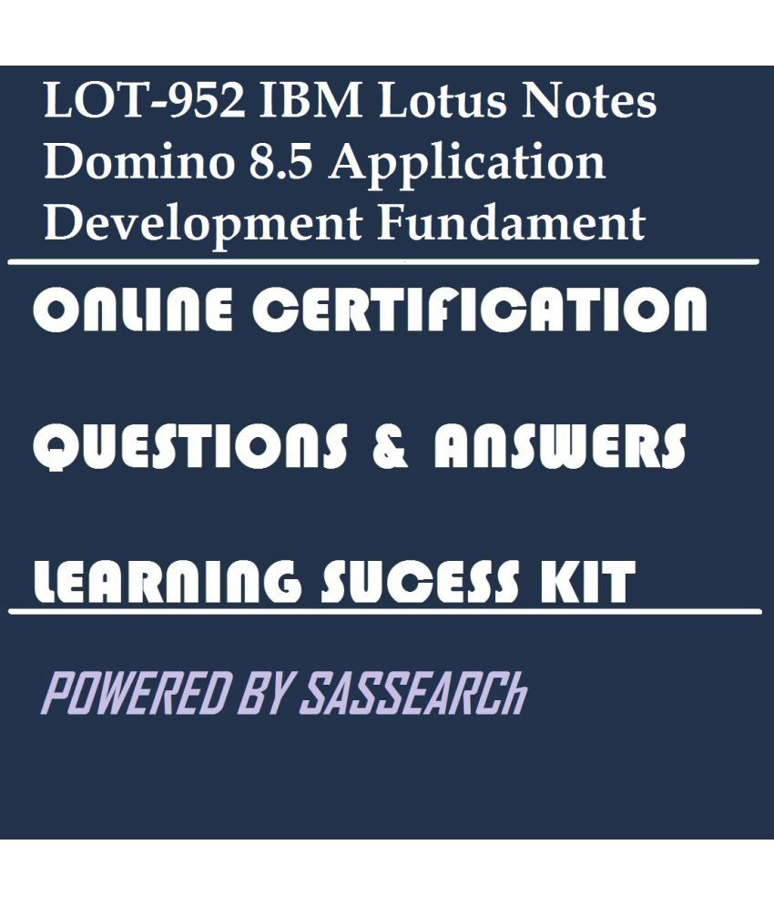 training lotus notes 8.5