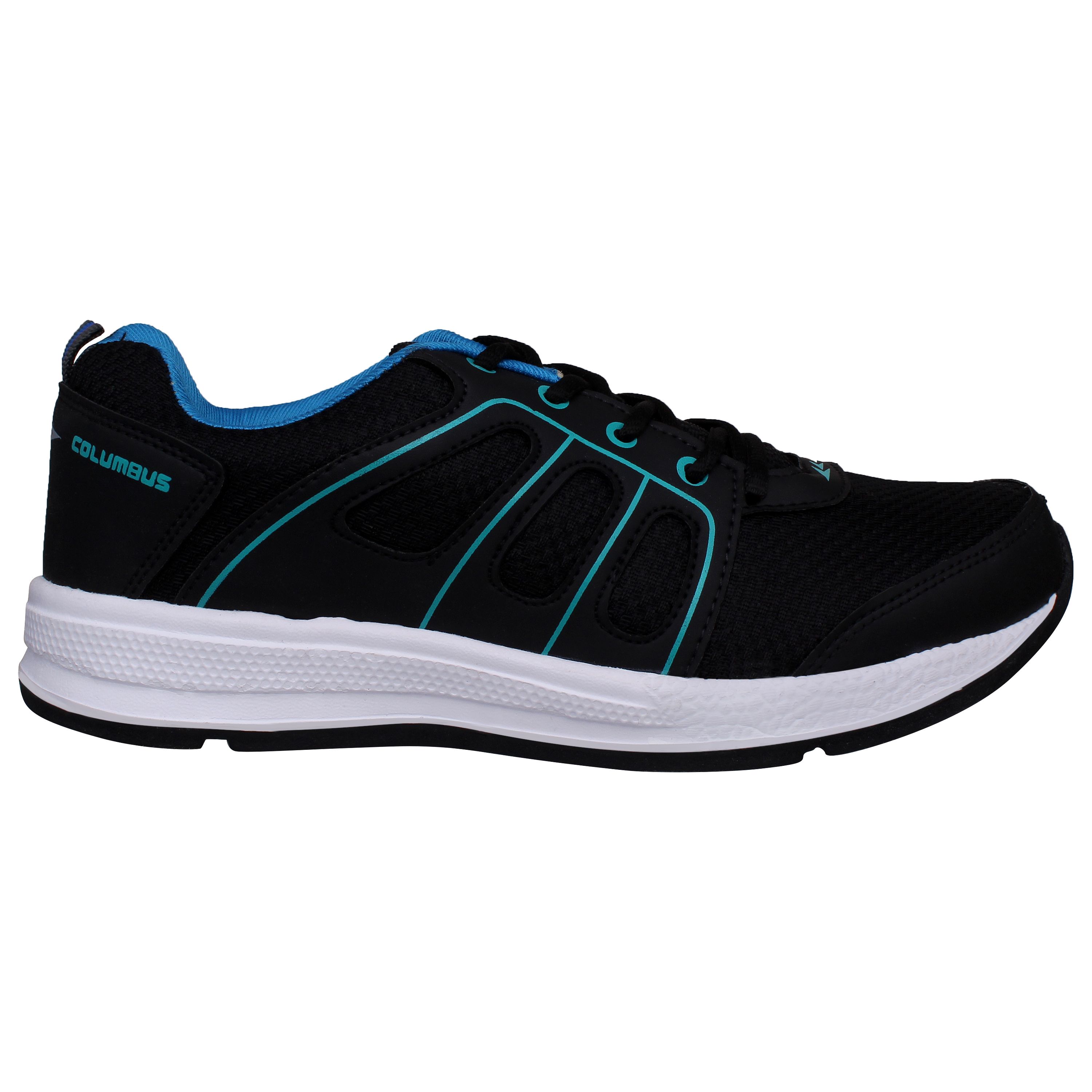 columbus black running shoes