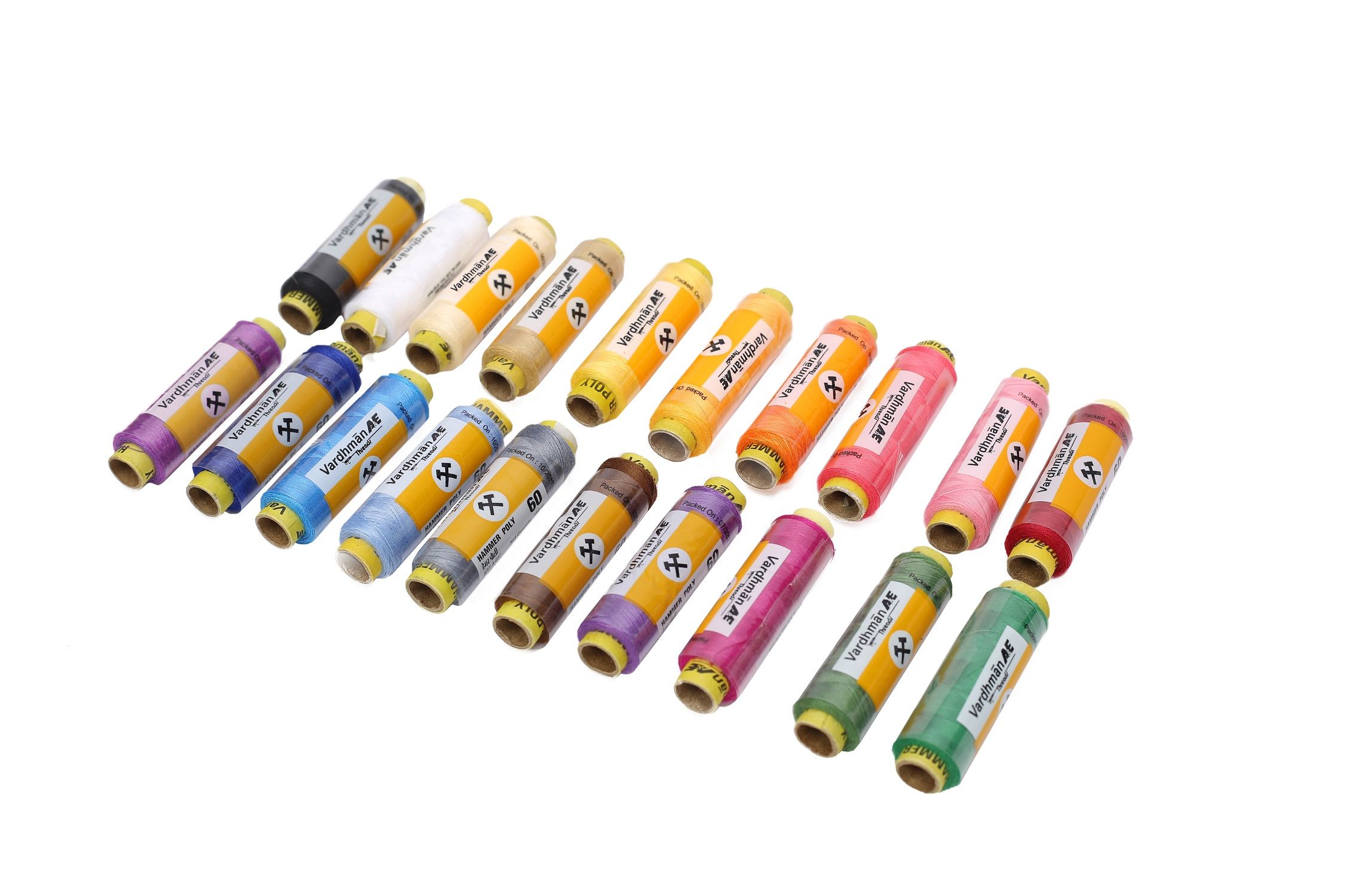 Original Vardhman Sewing Threads, 180 Mts Each Spool ,Set of 20 Basic