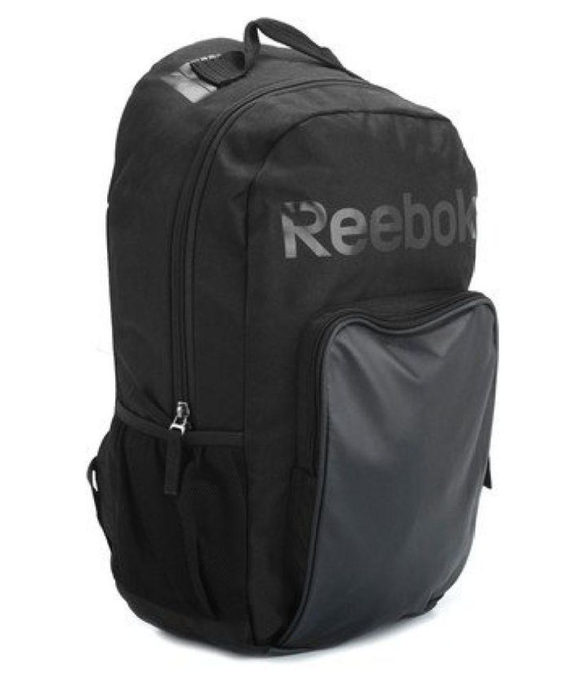 Reebok Black Polyester College Bag 