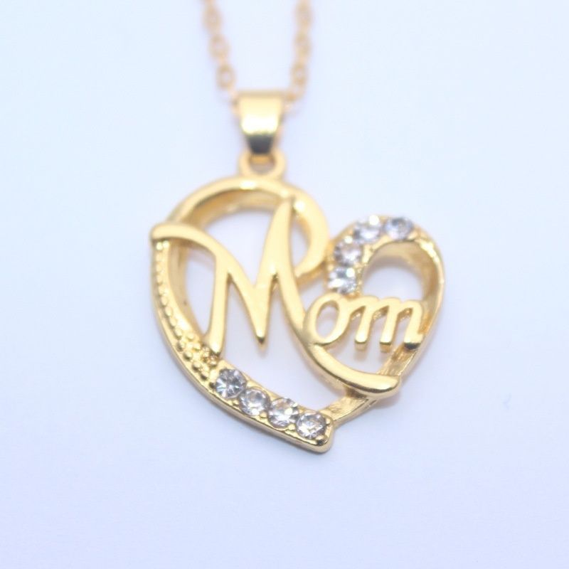 gold mom dad locket