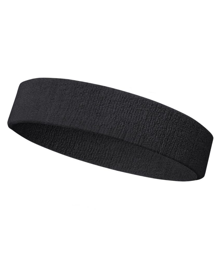 Style Along Black Sports Small Size Headband For (12 To 18) Age Group ...