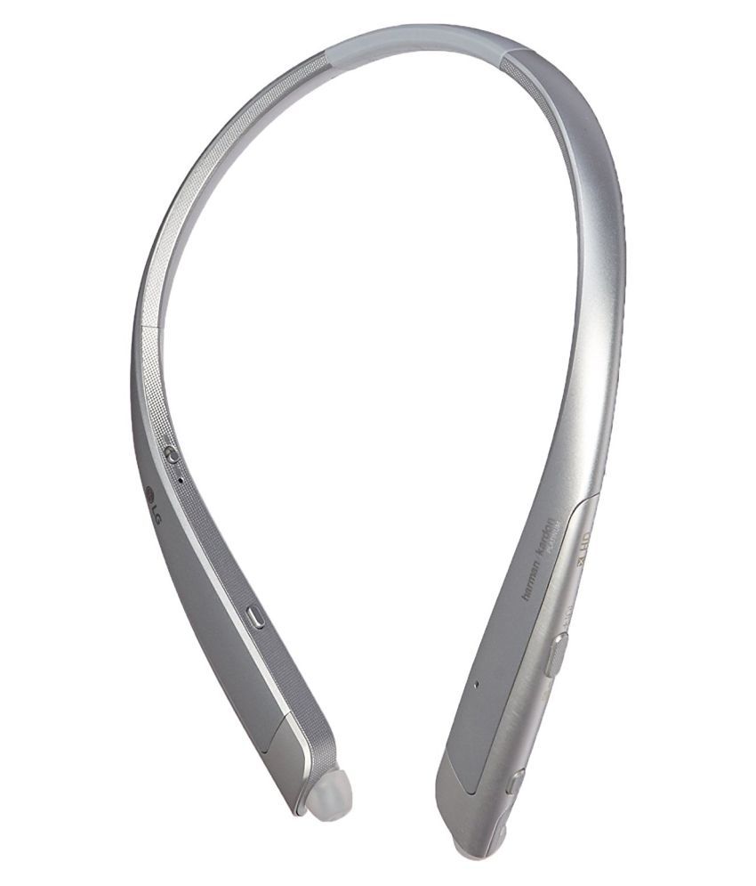 Lg Tone Platinum Hbs 1100 Premium Wireless Stereo Headset Silver Bluetooth Headsets Online At Low Prices Snapdeal India