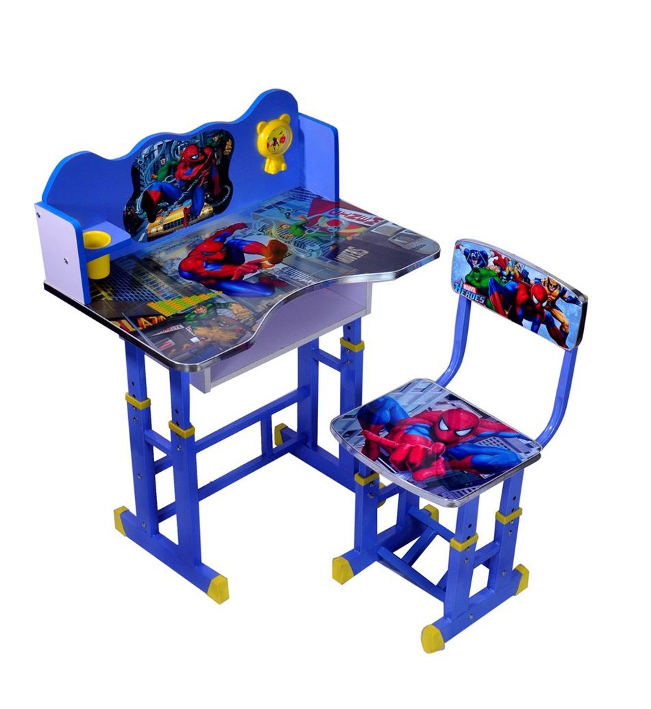     			Iris Spiderman Kids Table And Chair Set (Blue)