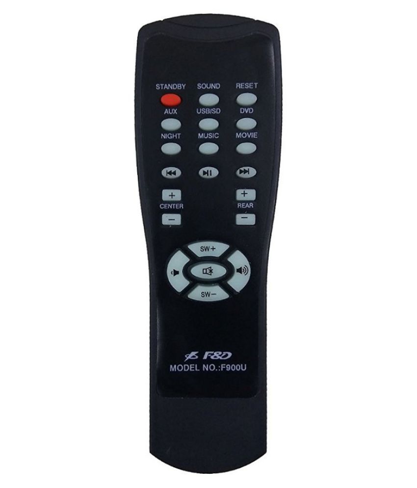     			MILLIMAX SP-1514 F&D Home Theatre Remote Control (Black) Other Compatible with F&D