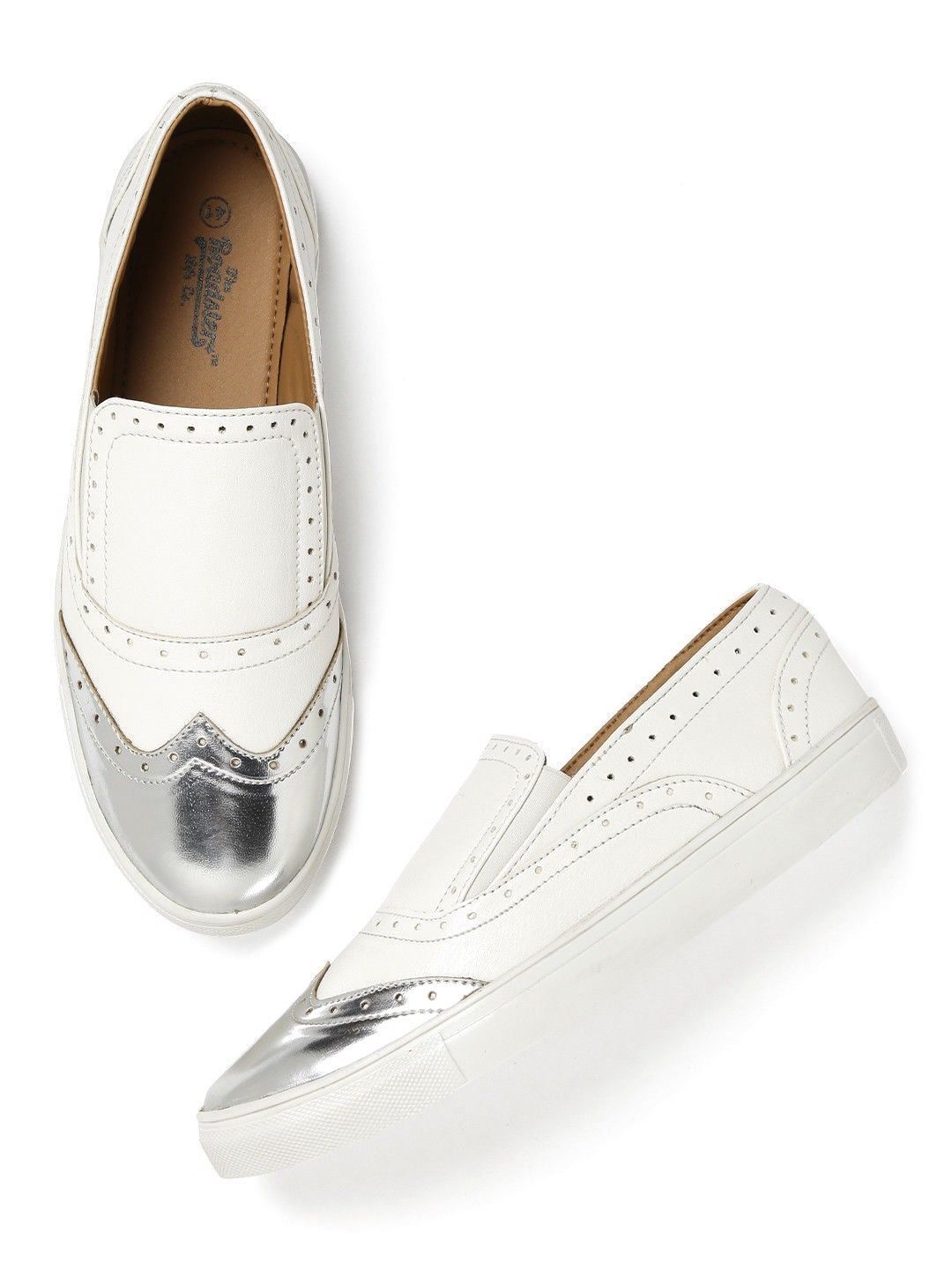 roadster white casual shoes