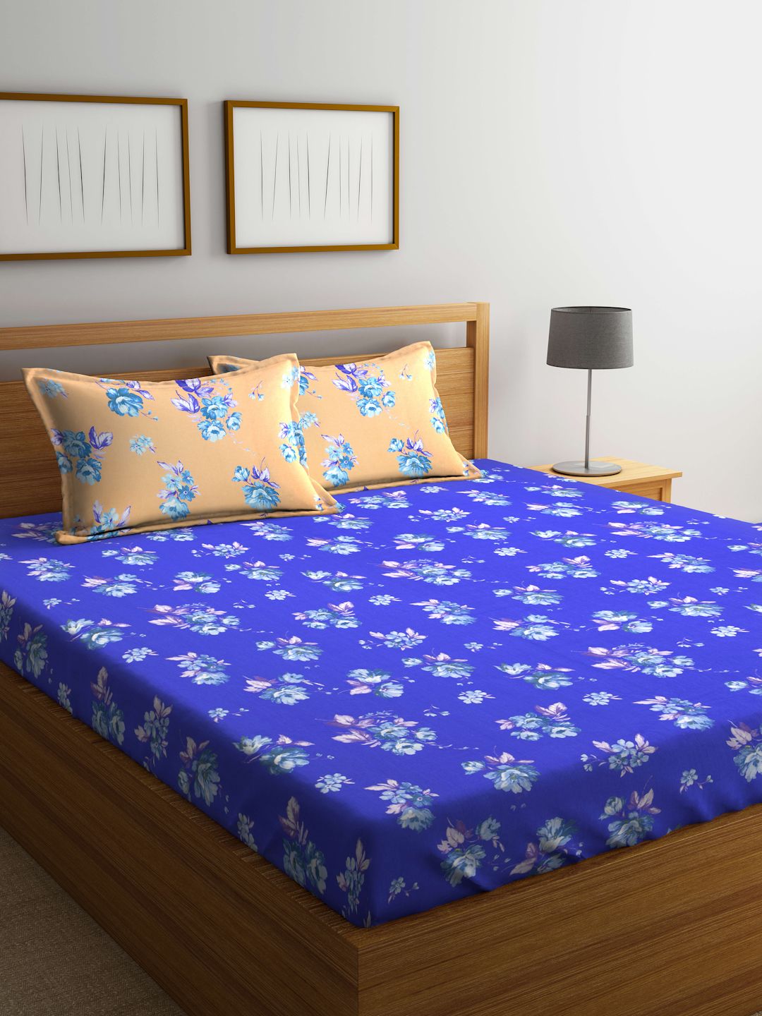 Bombay Dyeing Cotton Double Bedsheet with 2 Pillow Covers Buy Bombay