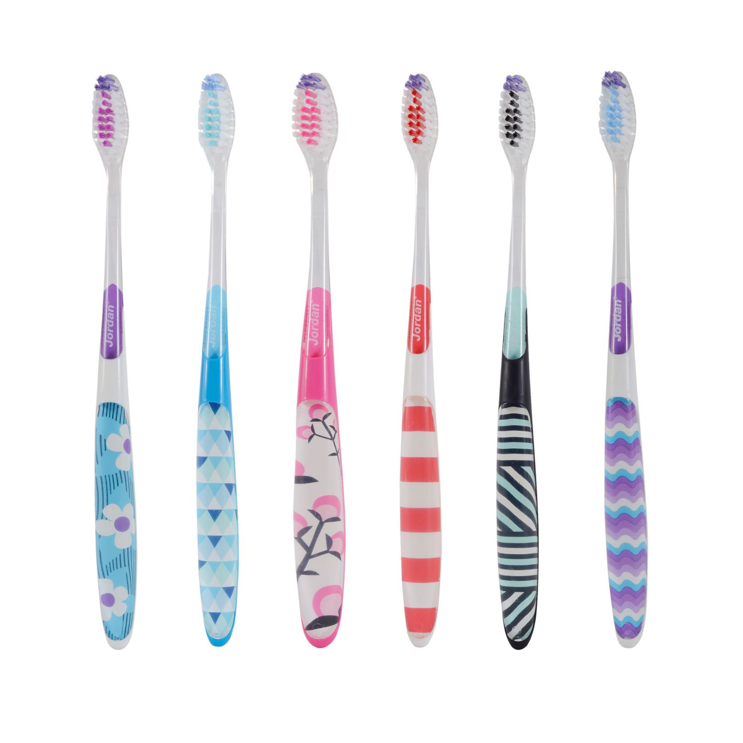 Jordan Individual Reach Soft Bristles Toothbrush BPA Free. Gentle to ...