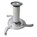 InstallerParts Projector Ceiling Mount PRB-1 Silver -- For Small to Medium Projectors such as Optoma, Casio, Viewsonic, Epson, Can