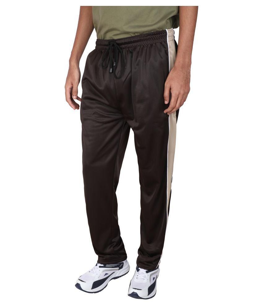 brown track pants mens