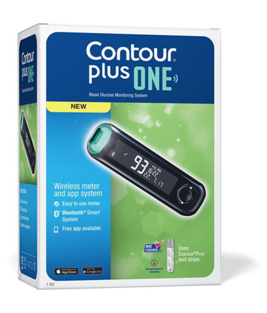     			Bayer Contour Plus One Glucometer Only No Strips The Smart Glucometer