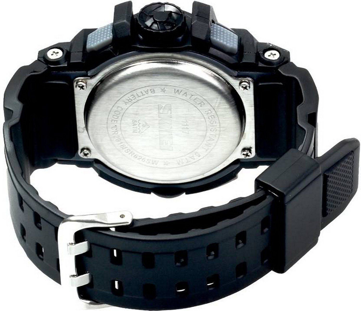 how to set time in skmei analog digital watch