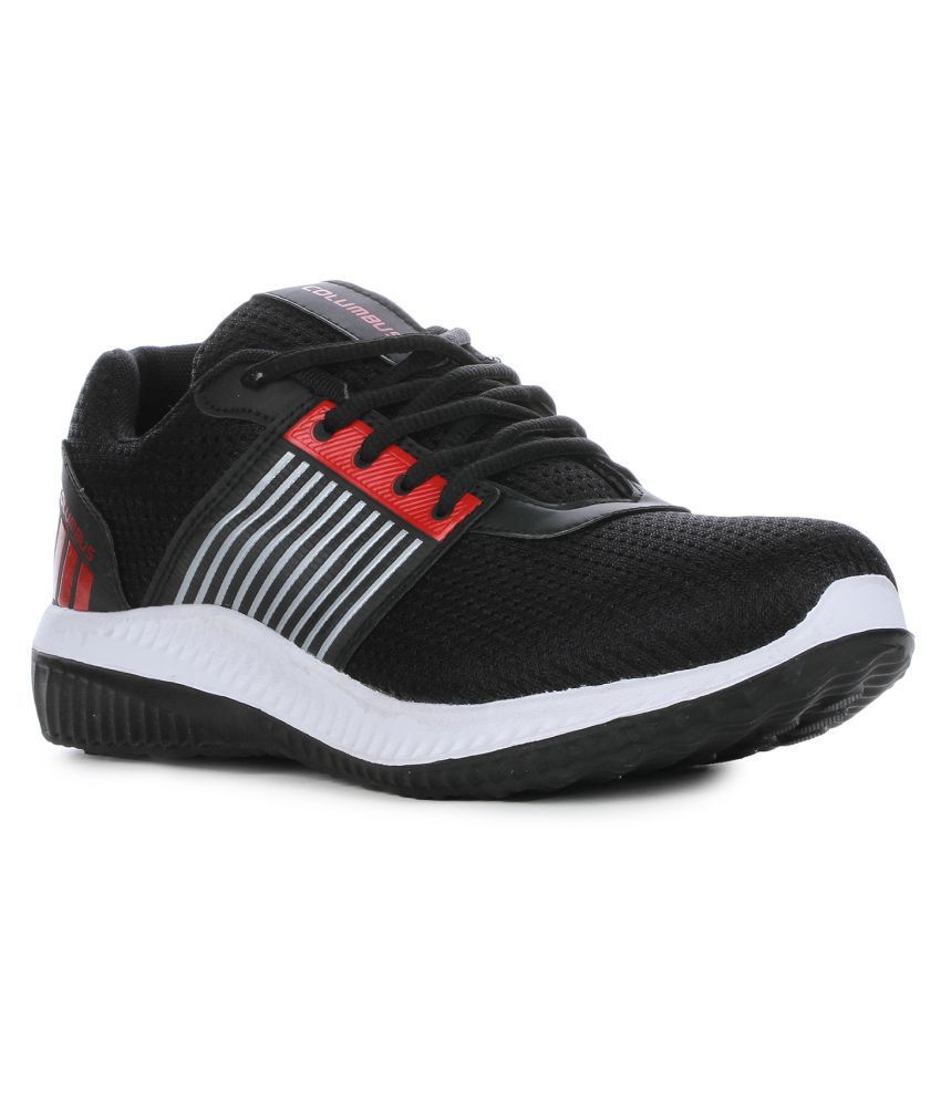 columbus black running shoes