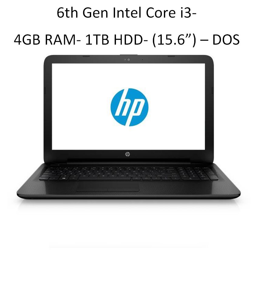 HP 15q-bu003tu Laptop (6th Gen Intel Core i3- 4GB RAM-...