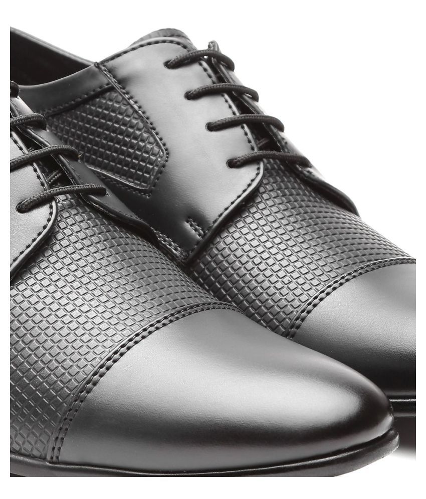invictus black formal shoes