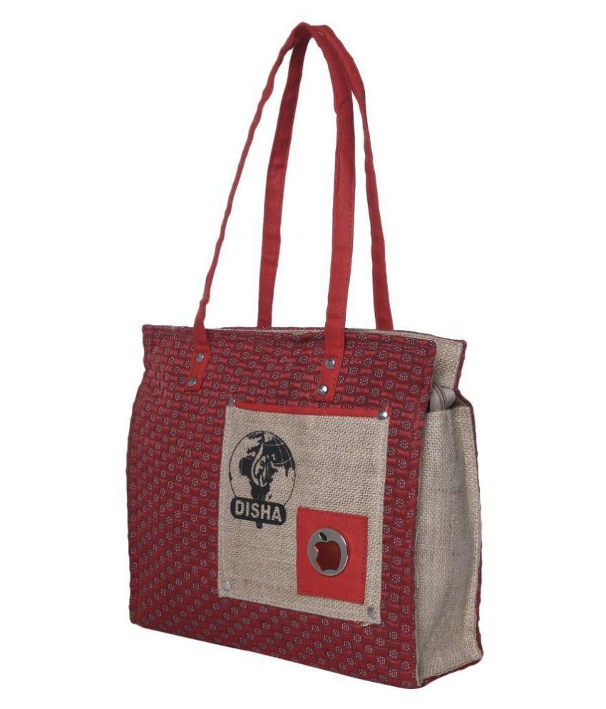 red shopping bag