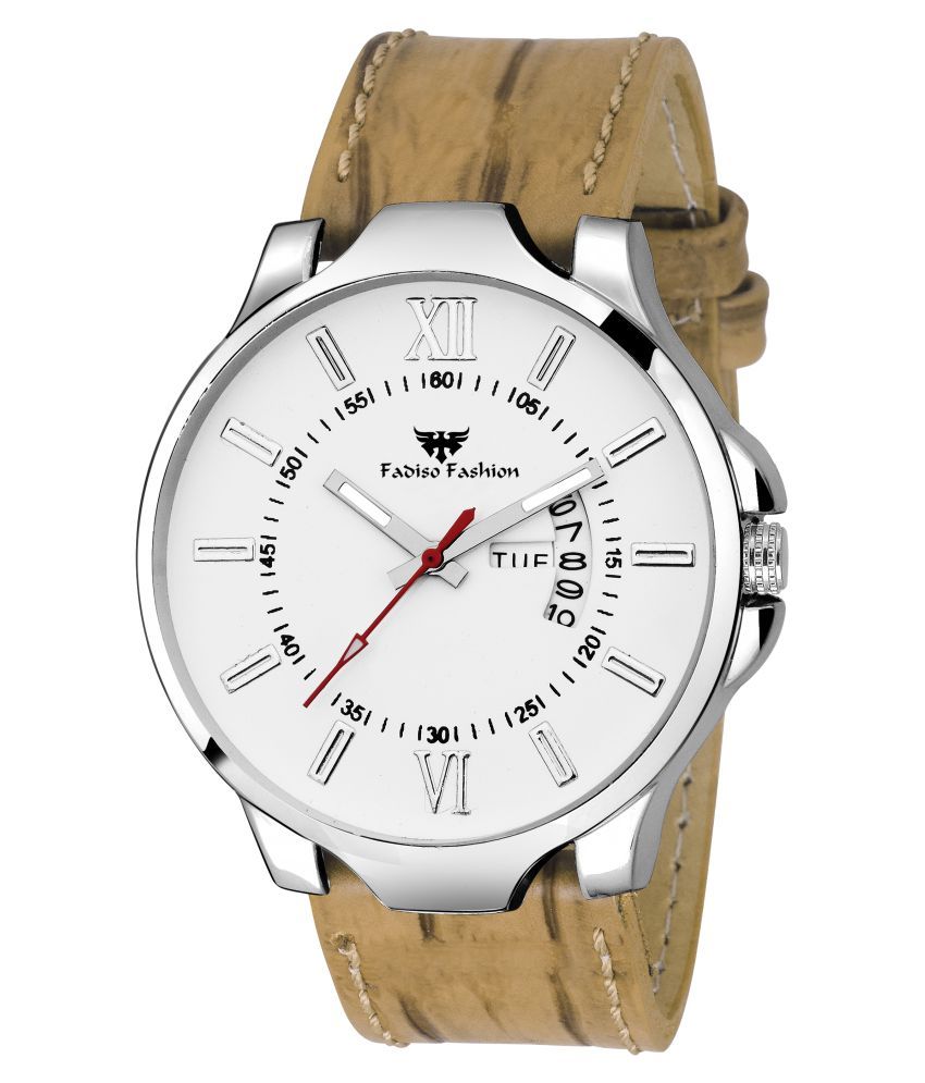 Fadiso Fashion Brown Analog Watch -  obtain Fadiso Fashion  