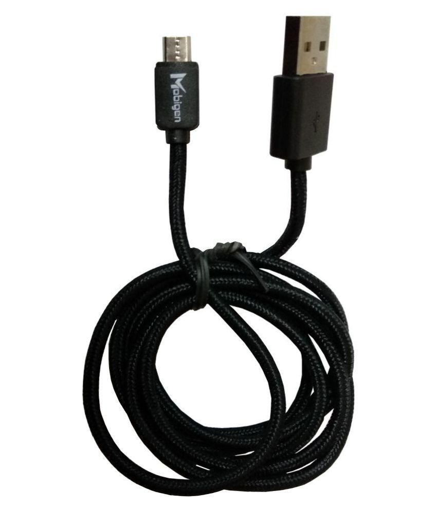 Mobigen USB Data Cable Black 1.2 Meter All Cables Online at Low
