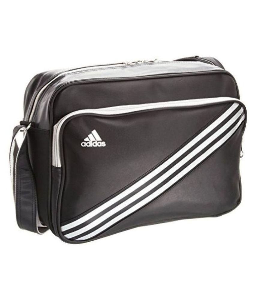 Adidas Black Polyester Casual Messenger Bag Buy Adidas Black