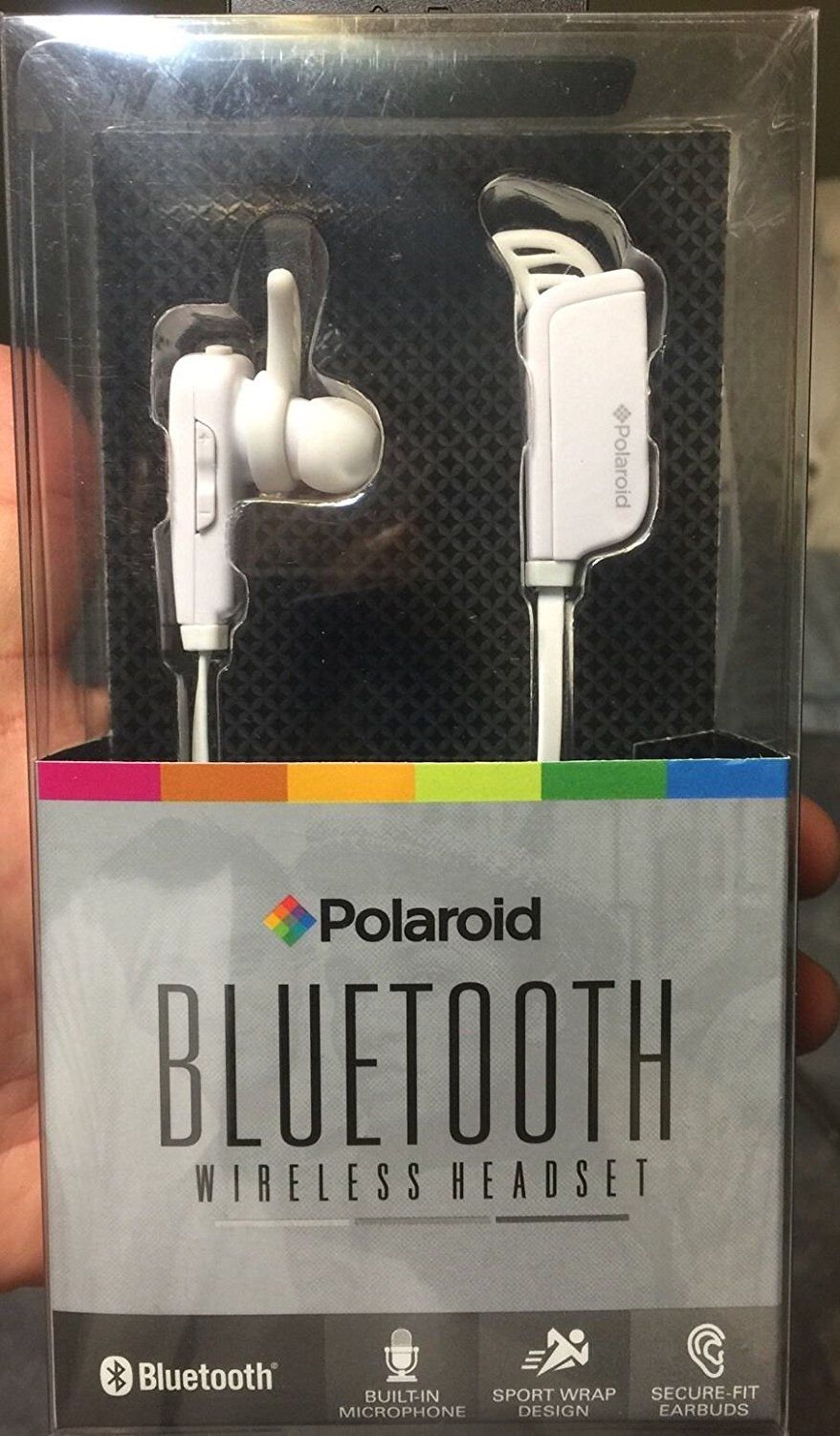 polaroid lightweight stereo earbuds