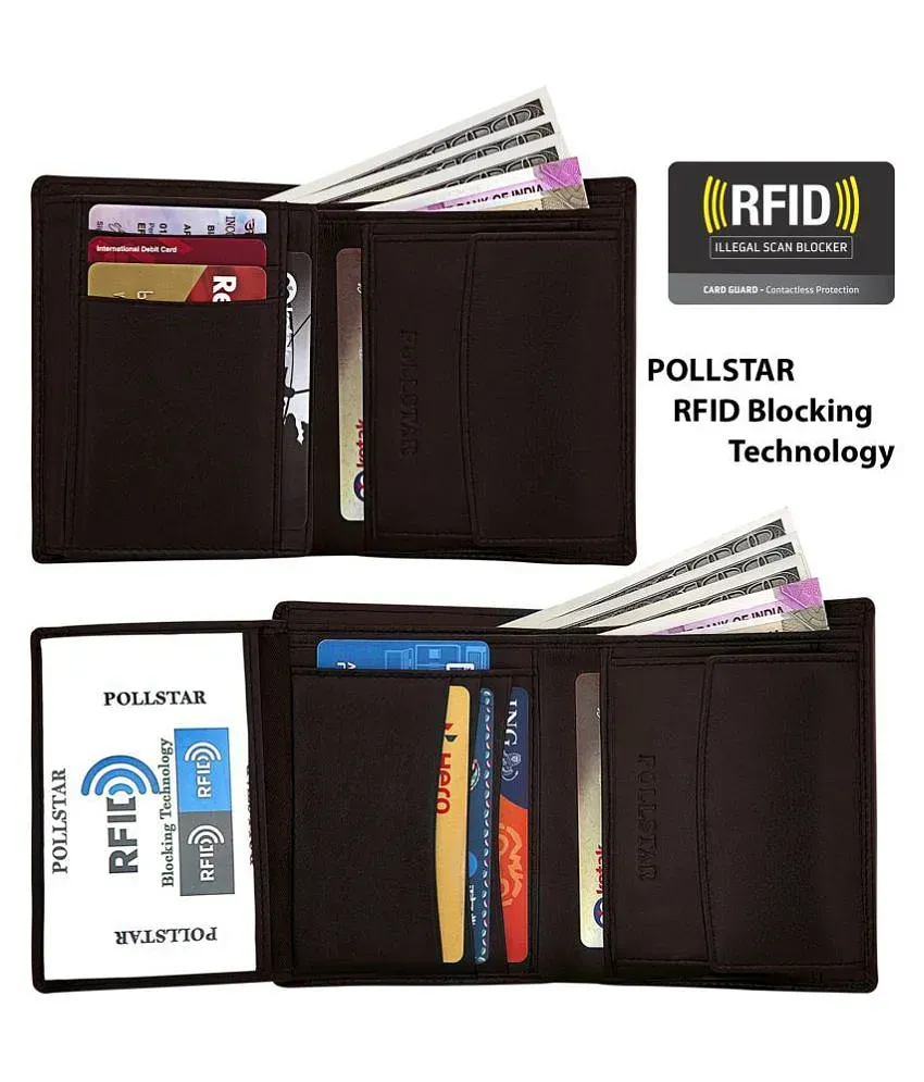 Buy POLLSTAR Wallet for Men-Genuine Full Grain Leather Slim & Stylish Wallet  Online at Low Prices in India 