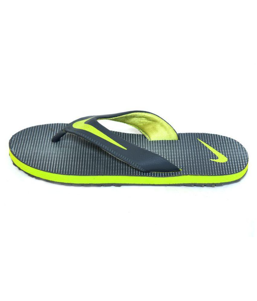 nike green thong flip flop