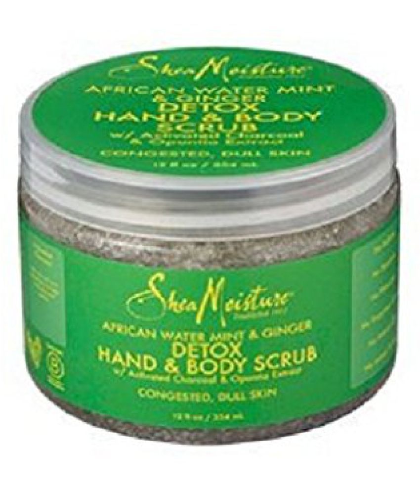 Shea Moisture African Water Mint & Ginger Detox Hand & Body Scrub for