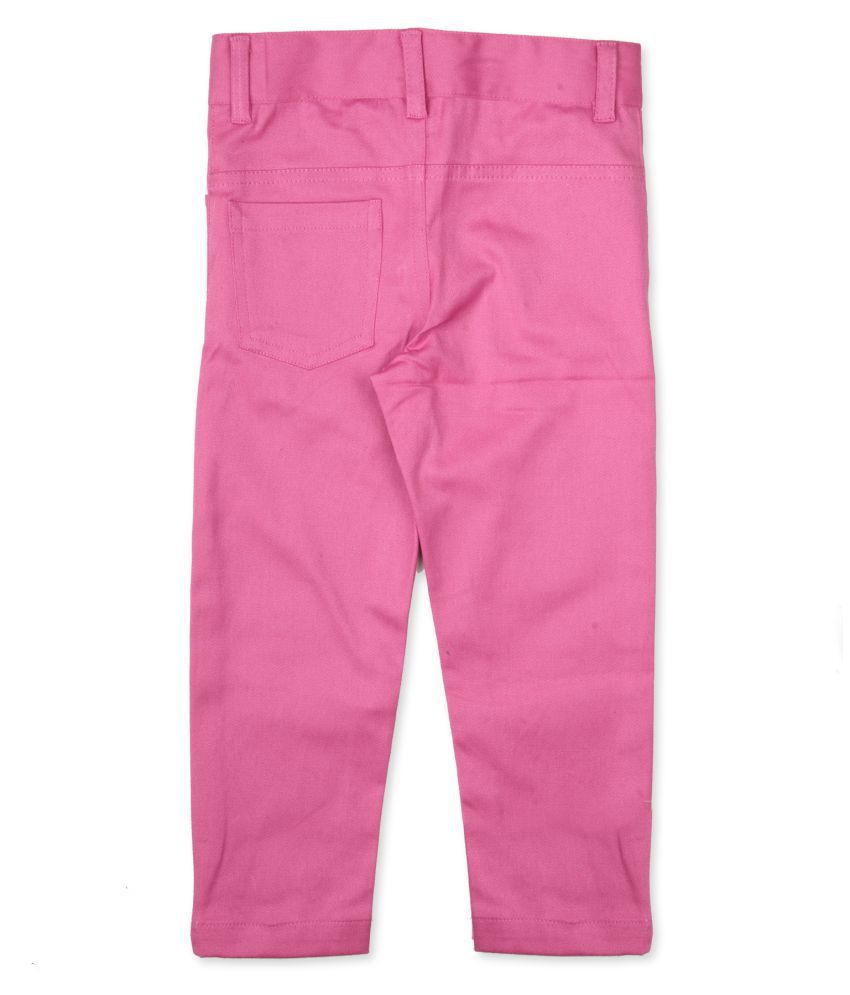 Pikaboo Purple Color Girls Cotton Twill Pant ( 6-7 Years ) - Buy ...