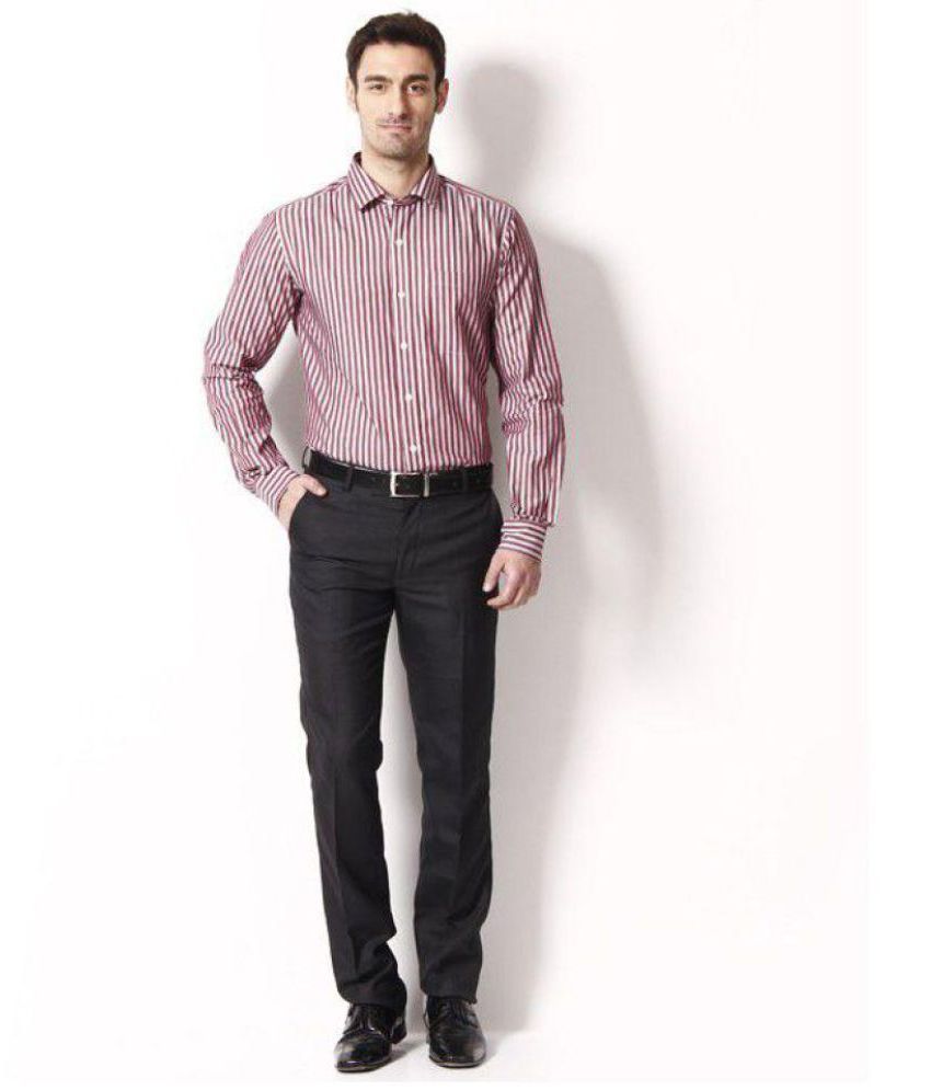 Wills Red Slim Fit Shirt Buy Wills Red Slim Fit Shirt Online at Best