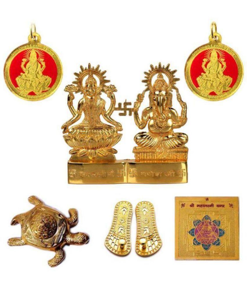     			vastughar Shubh Dhan Laxmi Yantra Set with Nazar Raksha Kavach