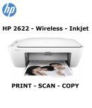 HP 2622 Multi Function (Print, Scan, Copy, Wifi) Colored Wireless Inkjet Printer with Mobile printing feature