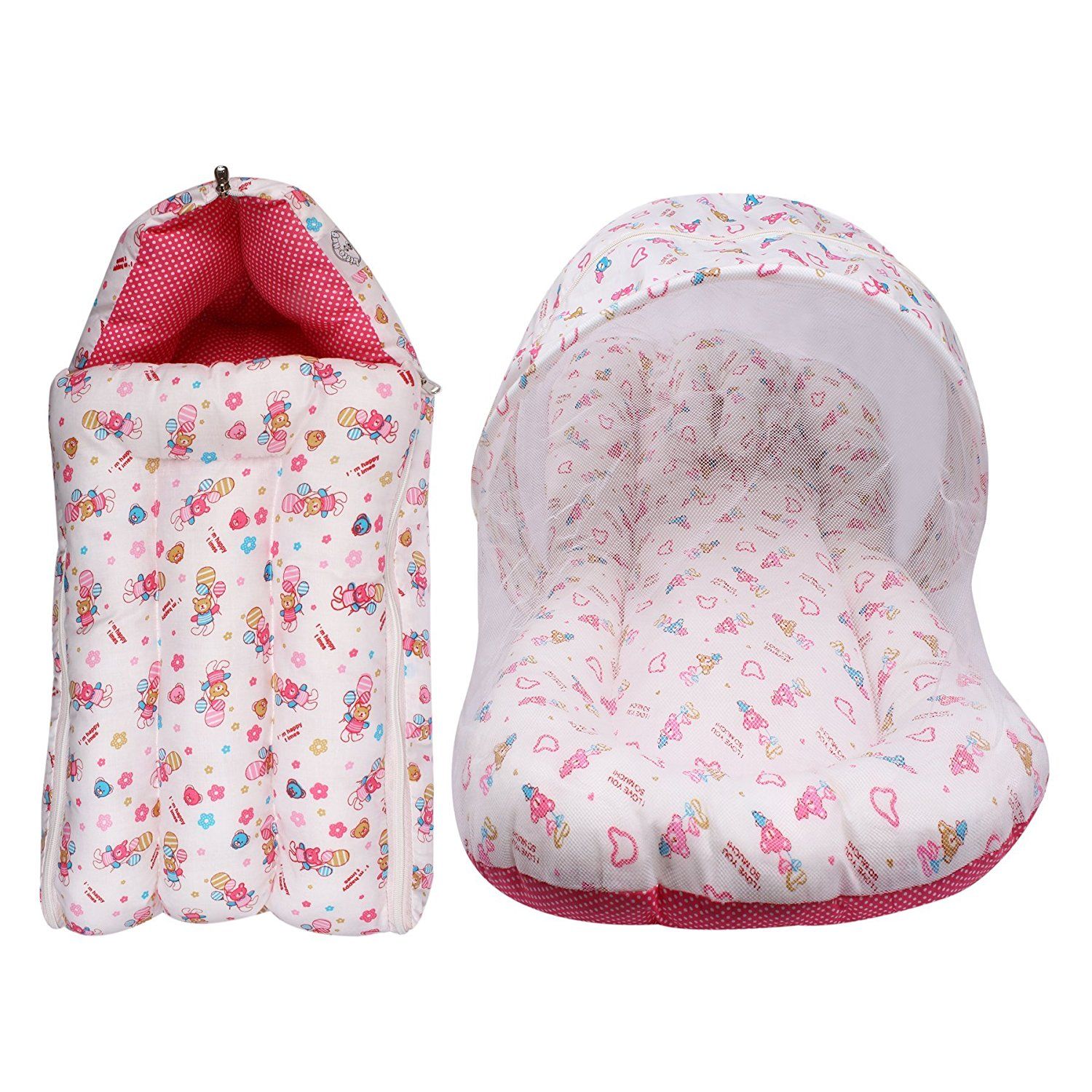 LITTE HUG MultiColour Cotton ( 2 pcs) Bedding Sets baby sleeping bed sheet Buy LITTE HUG Multi