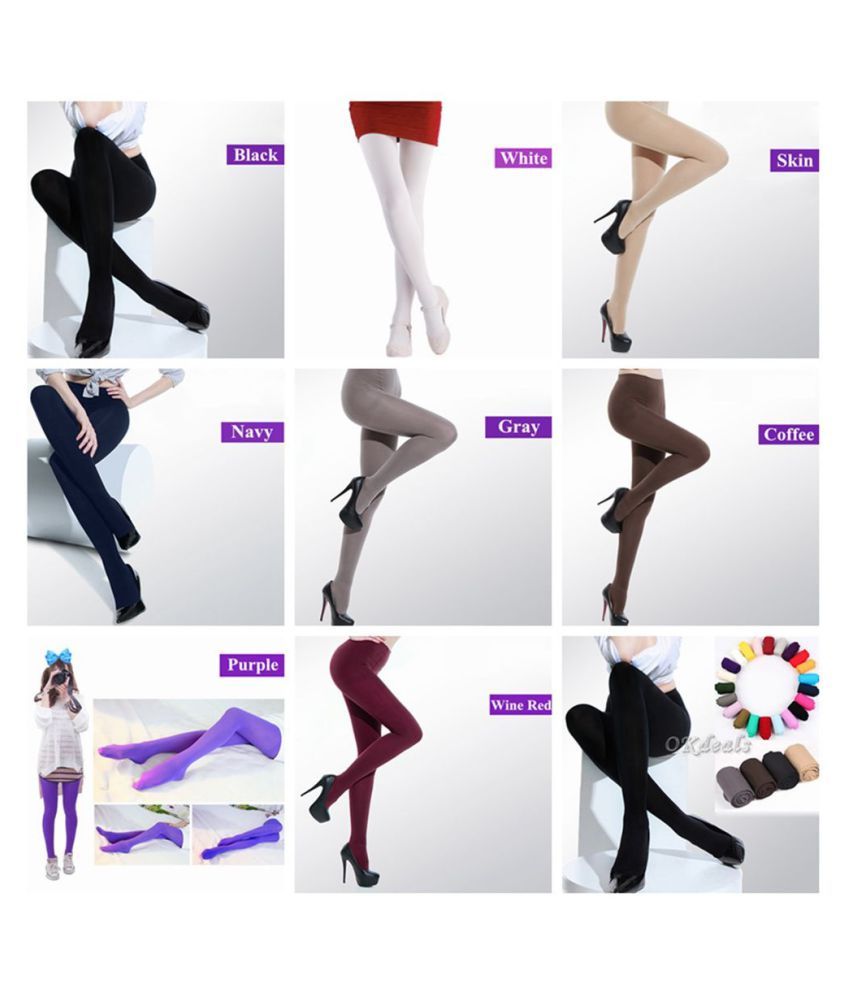 HOT Sexy Women Thick Opaque Footed Socks Tights Stockings Pantyhose Buy Online At Low Price In