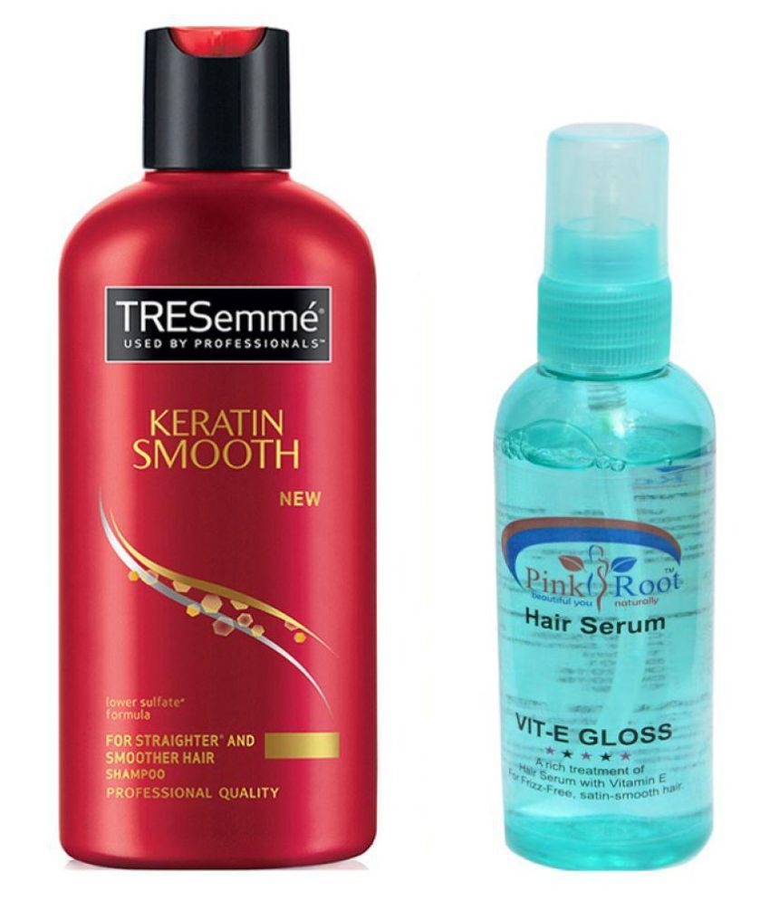 Pink Root Hair Serum (100ml) with TRESemme Keratin Smooth ...