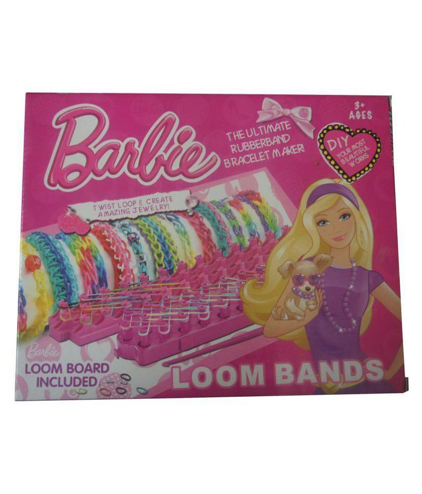 barbie rubber band play set