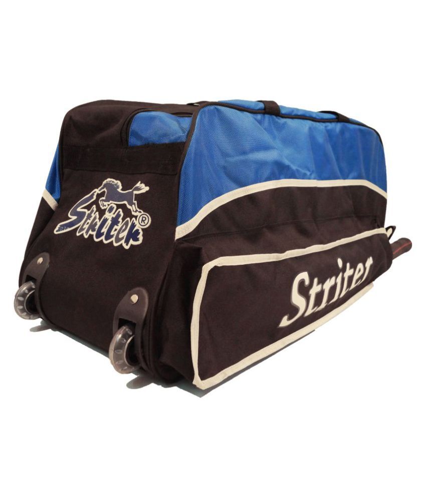 Giftadia 28 Inch Heavy Duty Canvas Cricket Kit Bag With Wheels Trolley