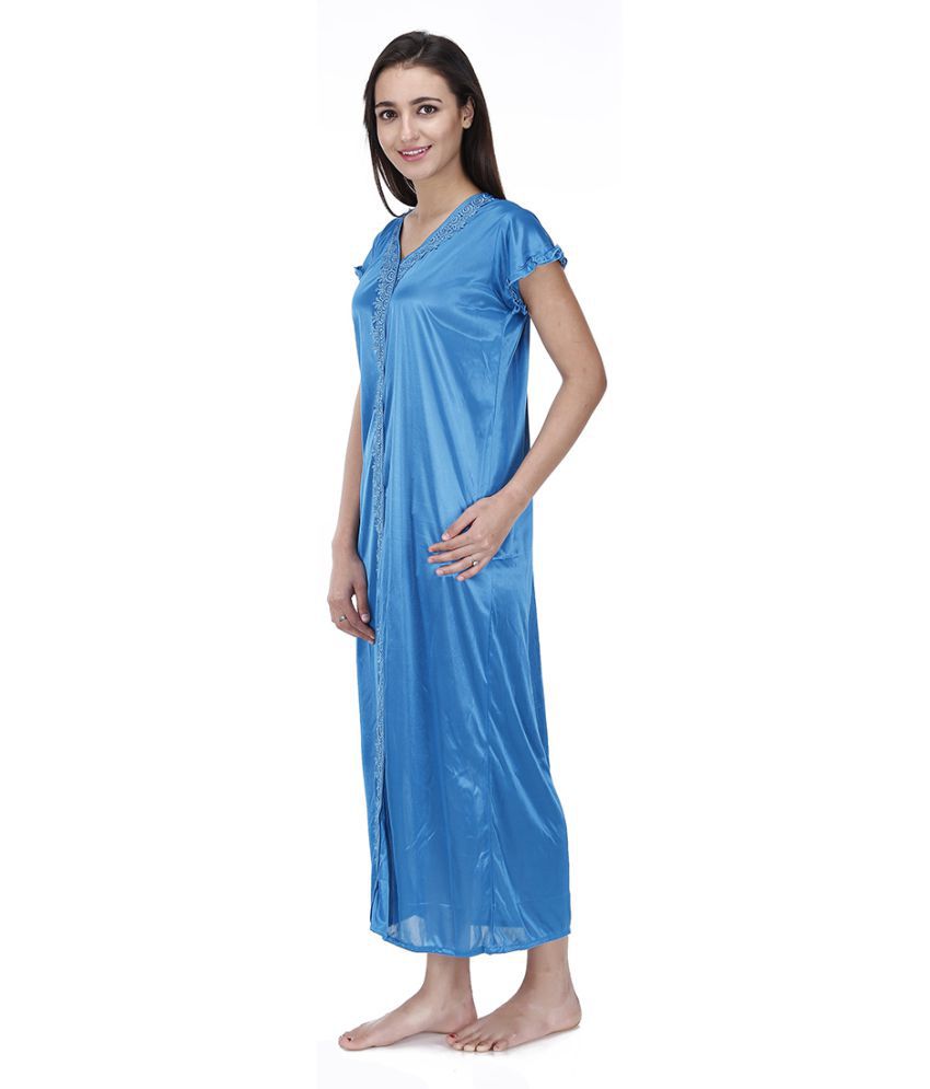 Buy Muassa Poly Satin Nighty And Night Gowns Online At Best Prices In