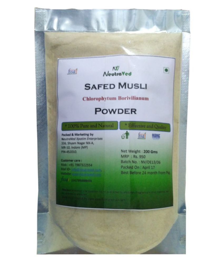 NeutraVed Safed Musli Powder 200 gm