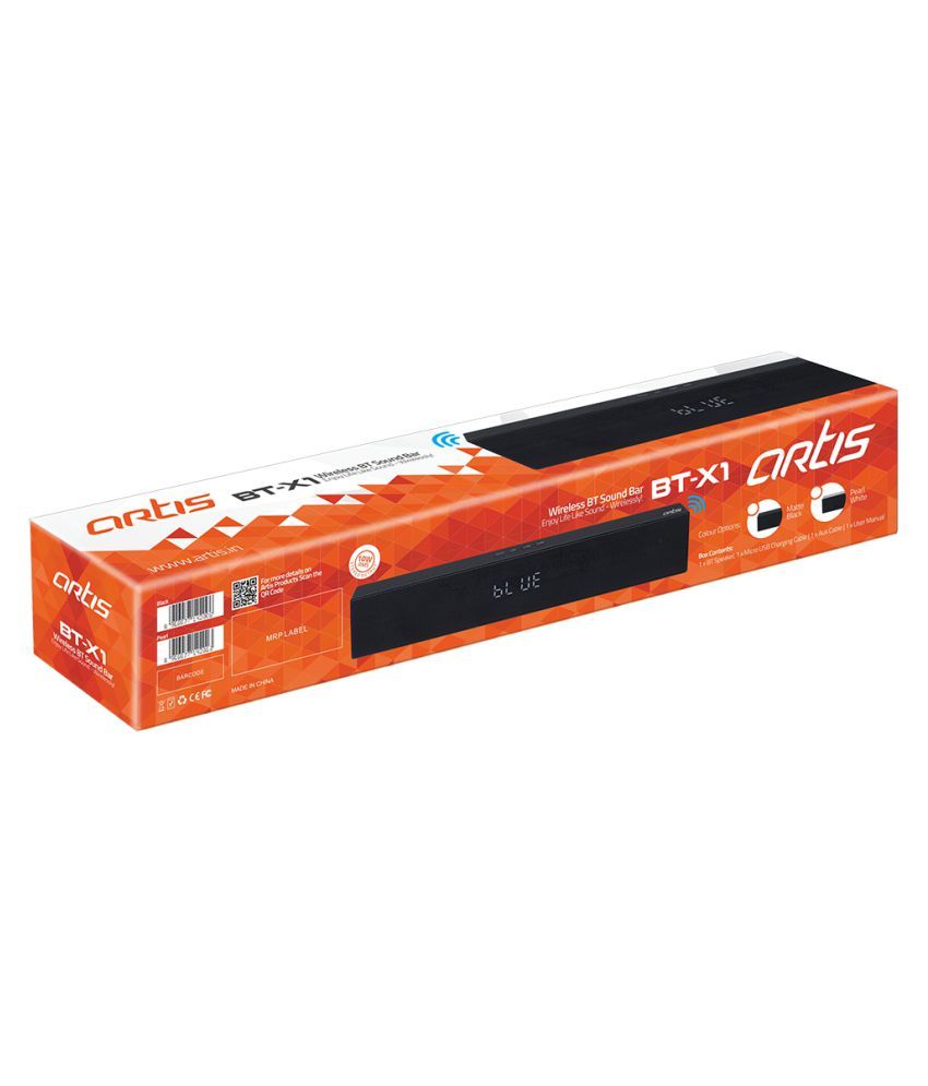 Artis BT-X1 Wireless Sound Bar - Buy 